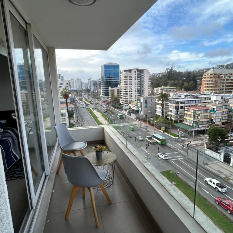 La mejor terraza en el centro de Viña del Mar, cerca de todo - Apartamento de 1 dormitorio - 31