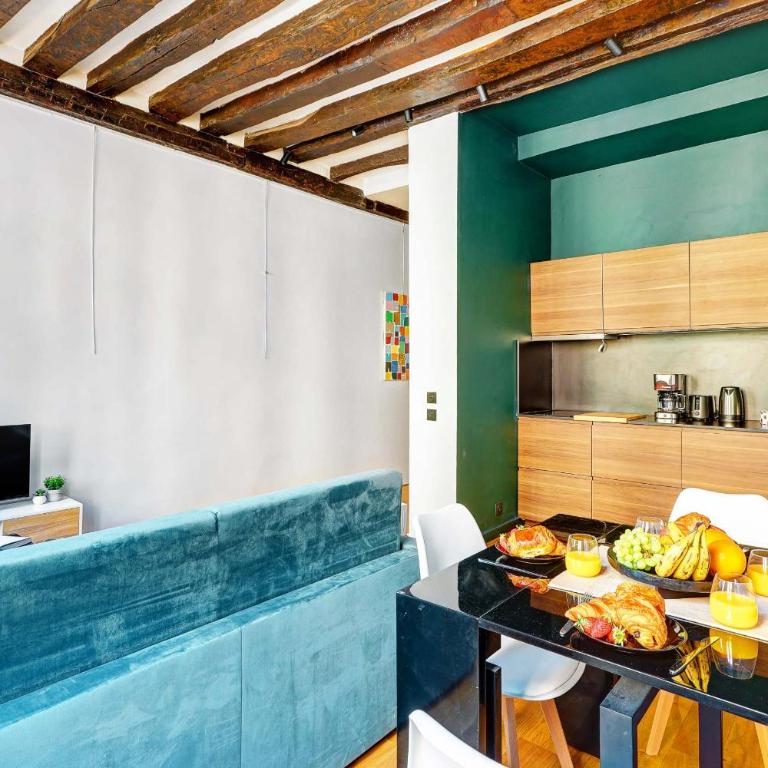 BnBNova - Central 1BR in Le Marais - Close to Notre-Dame - Appartement - 9