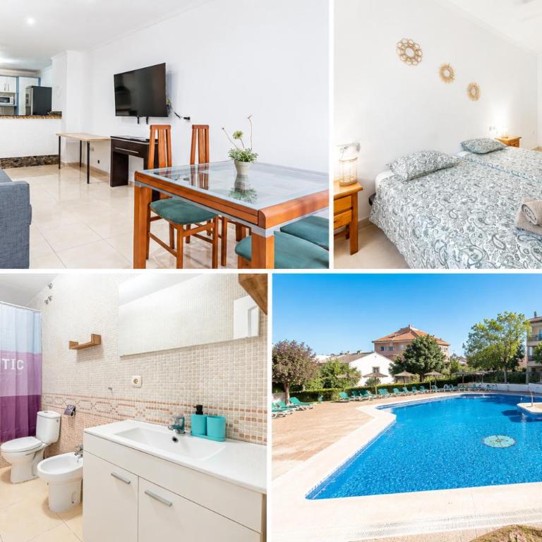 Spain Breaks - 2 bed family apartment Benalmádena with pool, Airco, WiFi - Appartamento con 2 Camere da Letto - 1
