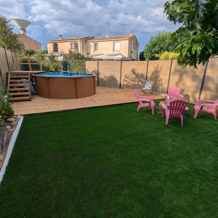 Maison familiale proche plages et Montpellier - Maison 3 Chambres - 1