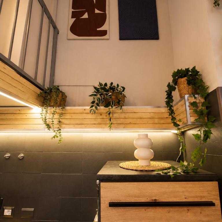 ZONA NAVIGLI Design Loft , Proiettore schermo 80" - Apartamento de 2 dormitorios - 12