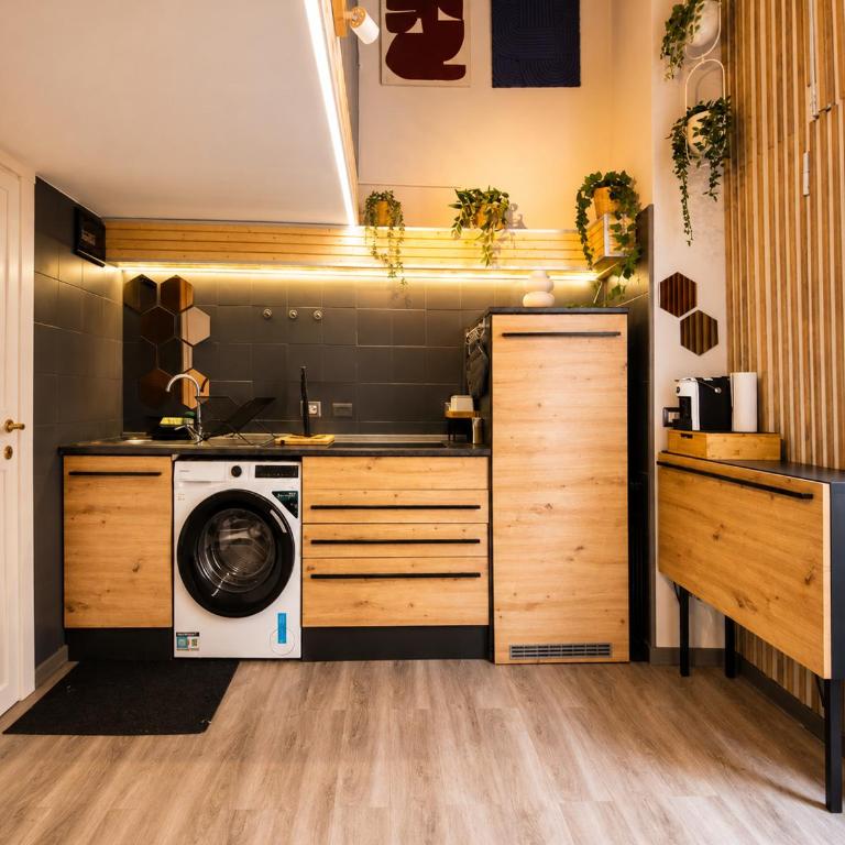 ZONA NAVIGLI Design Loft , Proiettore schermo 80" - Apartamento de 2 dormitorios - 5