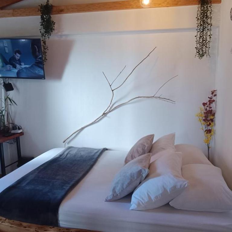 Cabañas lobo blanco - Laureles Medellín - Studio Apartment with Balcony - 21