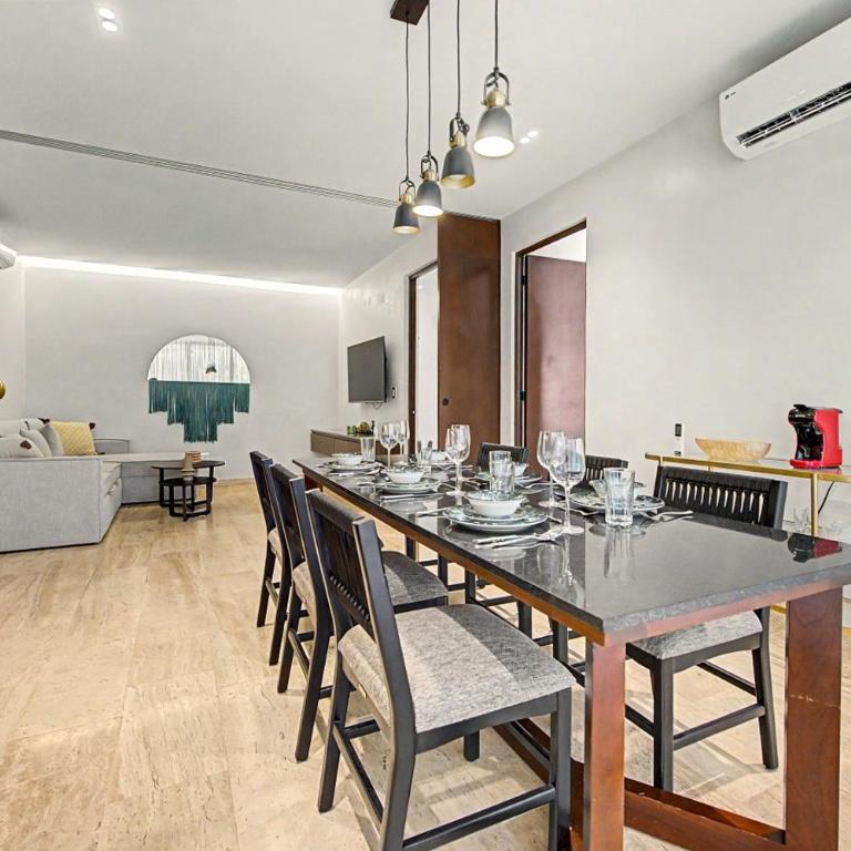 Lux 1BR with Rooftop Pool, Spa, Gym, Kids Playroom - Apartamento - 4