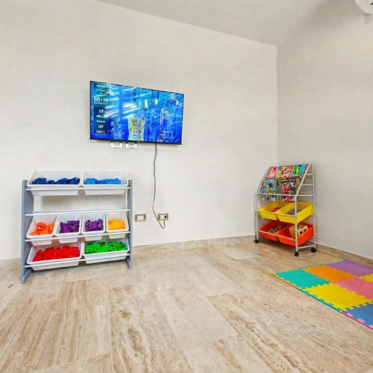 Lux 1BR with Rooftop Pool, Spa, Gym, Kids Playroom - Apartamento - 47