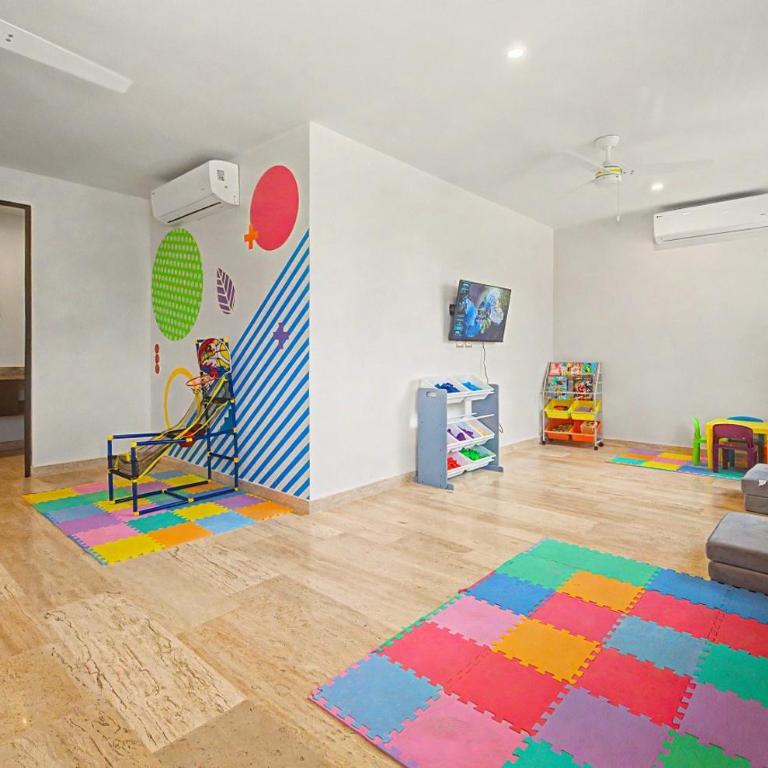 Lux 1BR with Rooftop Pool, Spa, Gym, Kids Playroom - Apartamento - 46