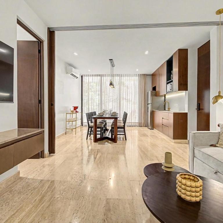 Lux 1BR with Rooftop Pool, Spa, Gym, Kids Playroom - Apartamento - 48