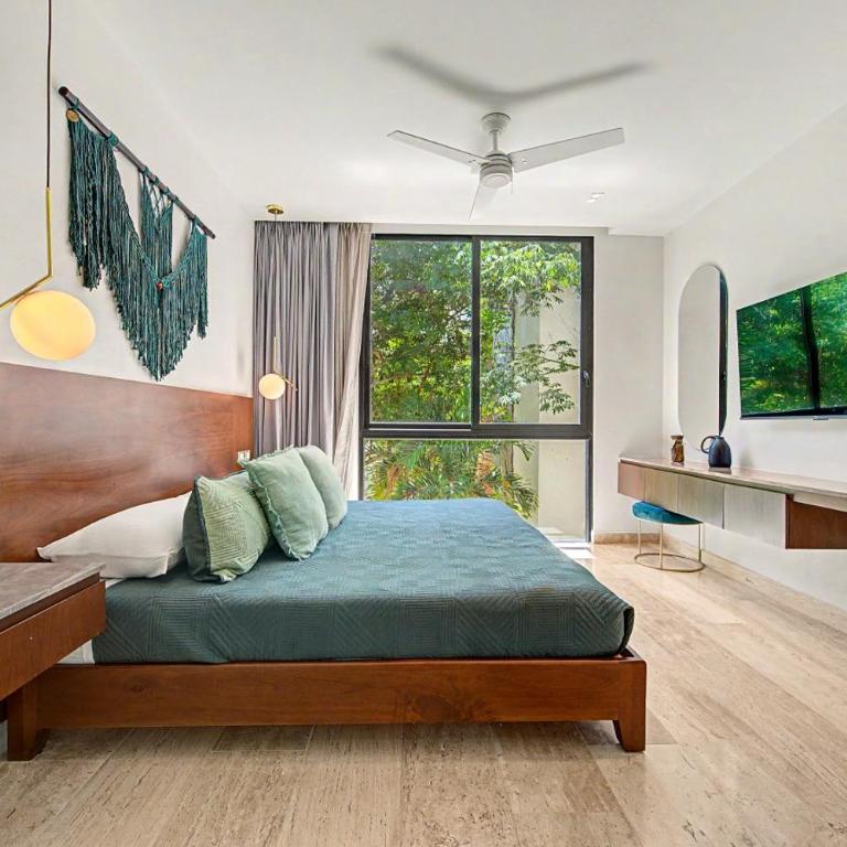 Lux 1BR with Rooftop Pool, Spa, Gym, Kids Playroom - Apartamento - 55
