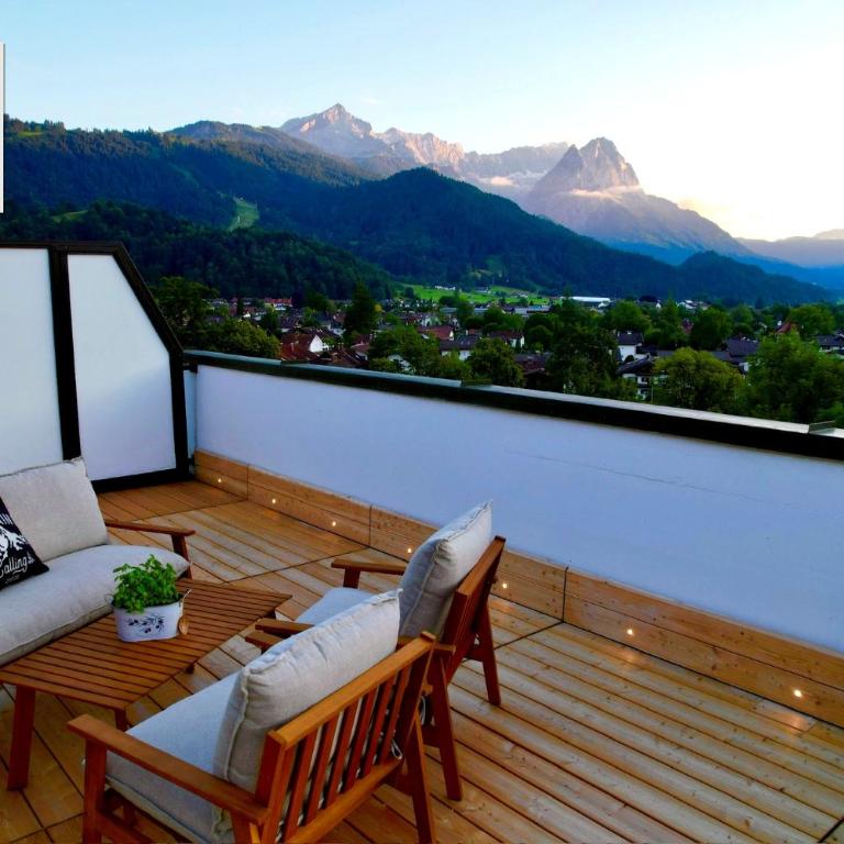 Panorama-Glück I & III - Ein Schlafzimmer-Apartment – ​​Dachterrasse und Bergblick - 1