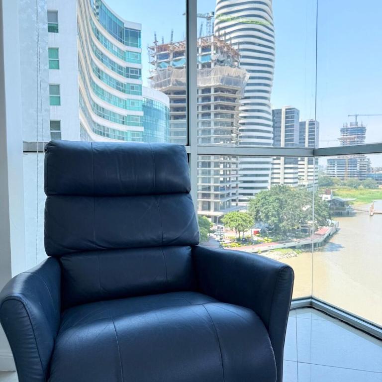 Suite amplia con vista panorámica al río con piscina RF1-605 - One-Bedroom Apartment with River View - 4