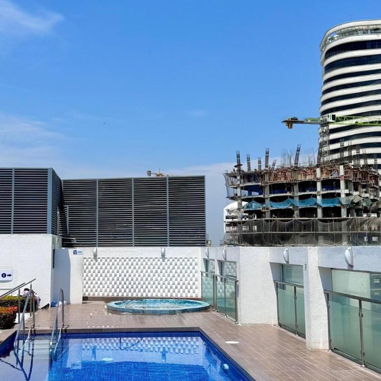 Suite amplia con vista panorámica al río con piscina RF1-605 - One-Bedroom Apartment with River View - 26