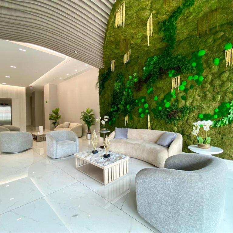 Suite Millennium de lujo balcón piscina y parqueo MILL-603 - Apartamento de 1 dormitorio con vistas a la ciudad - 3