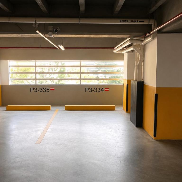Suite Millennium de lujo balcón piscina y parqueo MILL-603 - Apartamento de 1 dormitorio con vistas a la ciudad - 10