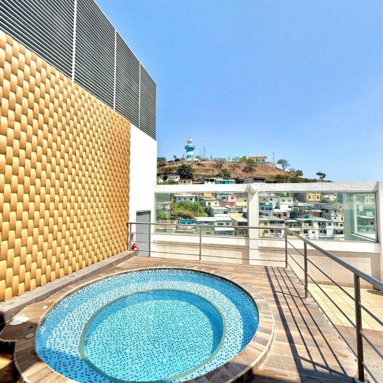 Suite con hermosa vista al río y piscina y jacuzzi RF2-304 - One-Bedroom Apartment with River View - 11