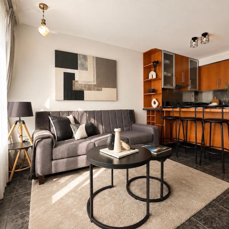 Depto 2D moderno con Calefacción a 3 min caminando de Metro L1 - Apartamento de 2 dormitorios - 1