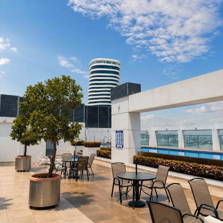 Suite Premium con Piscina en Puerto Santa Ana RF1-808 - One-Bedroom Apartment with View - 28