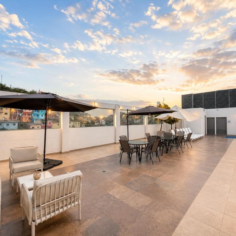 Suite Premium con Piscina en Puerto Santa Ana RF1-808 - One-Bedroom Apartment with View - 31