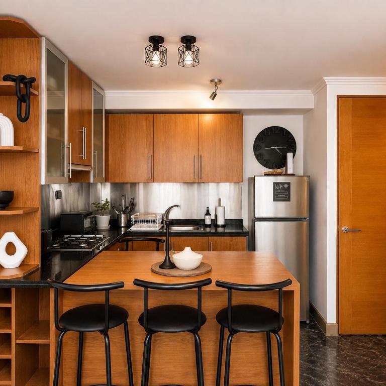 Depto 2D moderno con Calefacción a 3 min caminando de Metro L1 - Apartamento de 2 dormitorios - 15