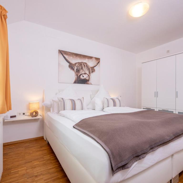 Ferienwohnungen Allgäublick am Radweg mit Fahrradgarage und Garten - Apartment mit 1 Schlafzimmer und Gartenblick - 3