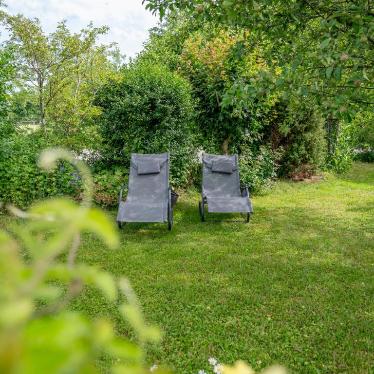 Ferienwohnungen Allgäublick am Radweg mit Fahrradgarage und Garten - Apartment mit 1 Schlafzimmer und Gartenblick - 4