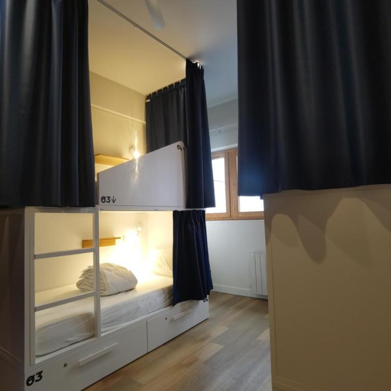 SLO Hostel Lyon Saxe - Lit Superposé dans Dortoir Mixte de 4 Lits - 7