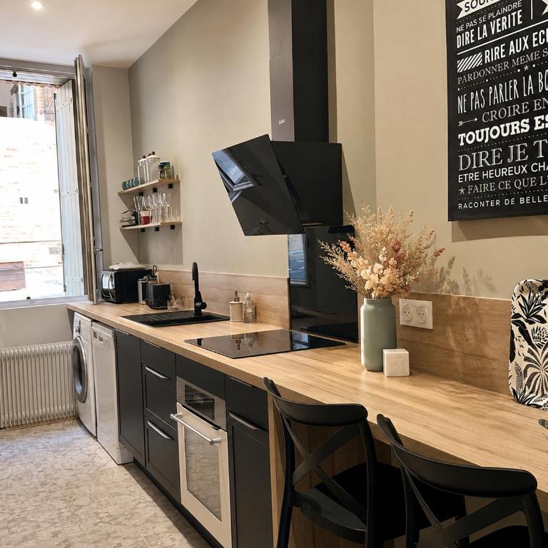 Le Pont Vieux Albi - Premium vue panoramique - Appartement 1 Chambre avec Balcon et Vue sur la Ville - 11