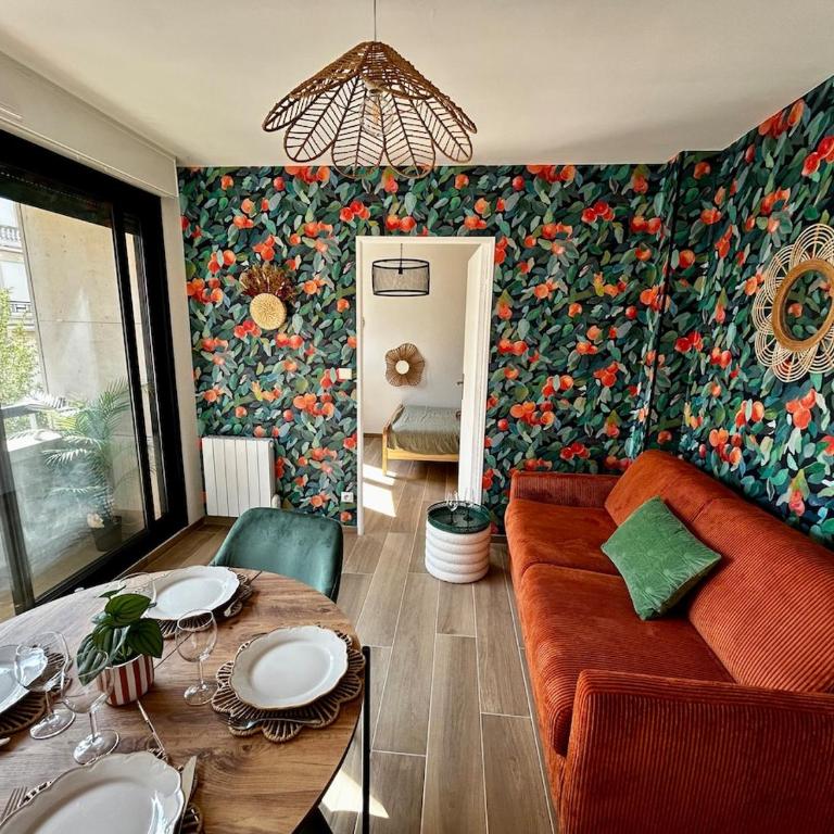 L'Escale Rémoise - Cathédrale et parking privé 1m90 - Apartment mit 1 Schlafzimmer - 1