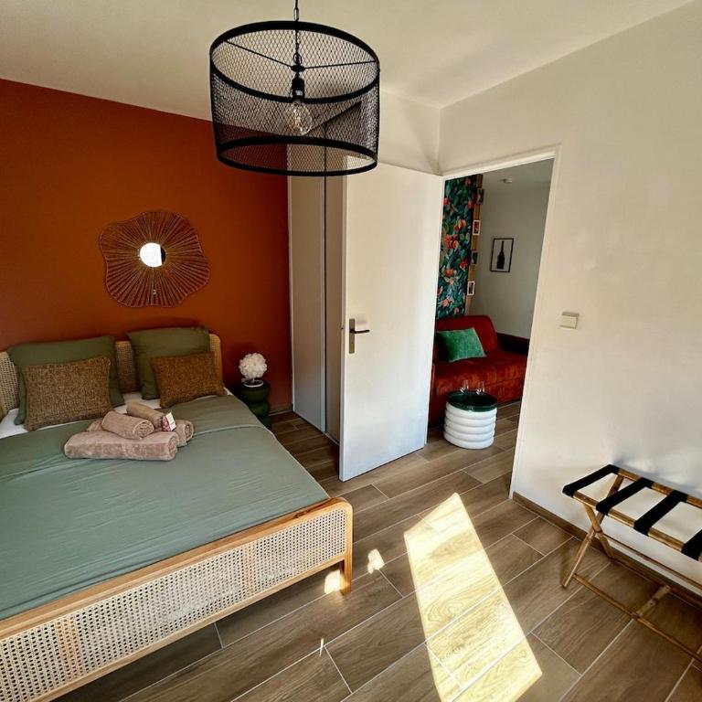 L'Escale Rémoise - Cathédrale et parking privé 1m90 - Apartment mit 1 Schlafzimmer - 12