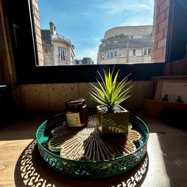 L'Escale Rémoise - Cathédrale et parking privé 1m90 - Apartment mit 1 Schlafzimmer - 16