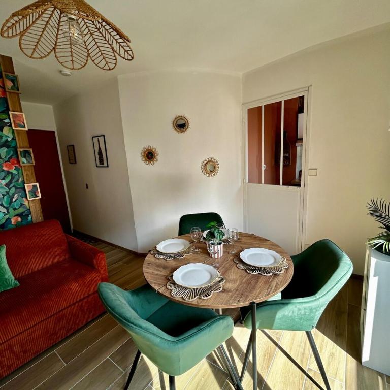 L'Escale Rémoise - Cathédrale et parking privé 1m90 - Apartment mit 1 Schlafzimmer - 26