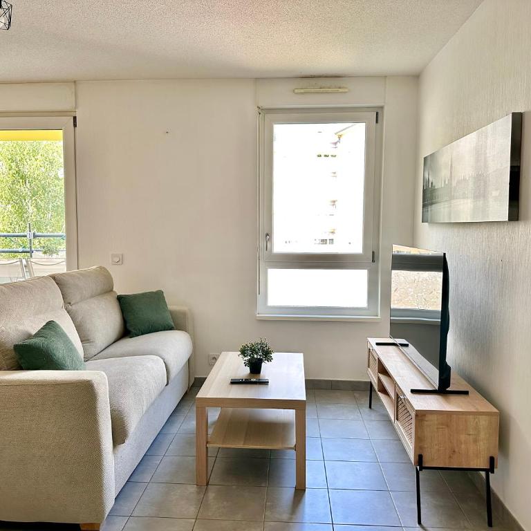 Charmant 2 pièces avec terrasse & tram à 5 min - Appartement 1 Chambre - 15