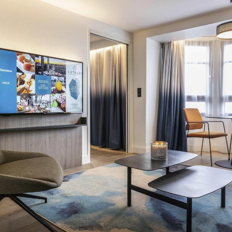 Novotel Deauville Plage - Suite Lit King-Size Exécutive avec Canapé-Lit - Vue sur Mer - 5