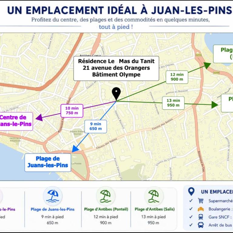 Appartement climatisé avec piscine, proche centre et plages d'Antibes - Estudio con vistas al jardín - 15