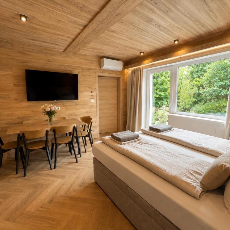Book-A-Room Salzburg Garden or Balcony Stay - 2 bedroom - air conditioning & free parking - Apartment mit 2 Schlafzimmern und Terrasse - 4
