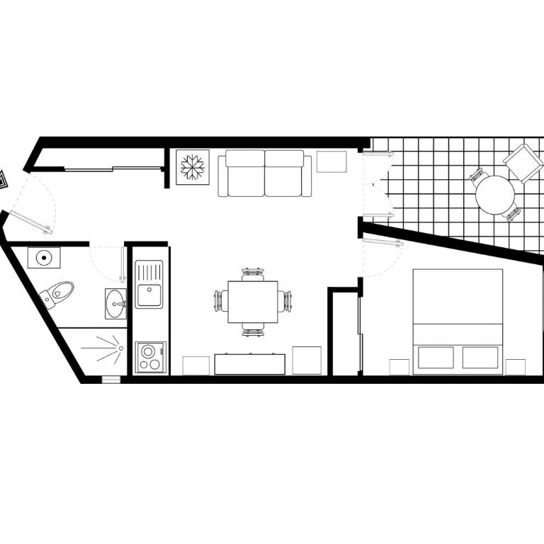 Los Cristianos - Edificio Rosamar - Apartment mit 1 Schlafzimmer - 3