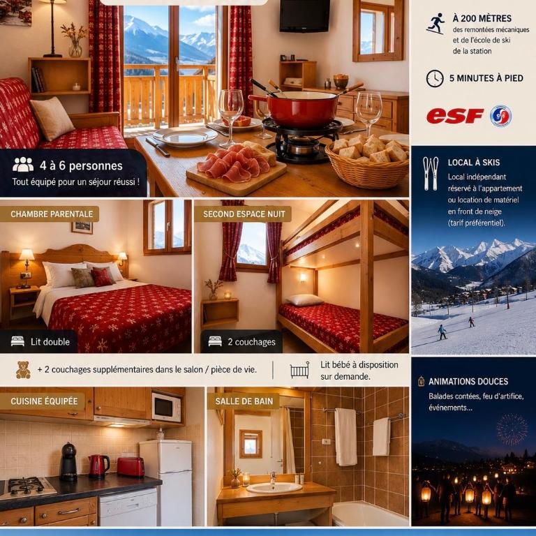 Appartement chalet à la montagne - Appartement 2 Chambres - 3
