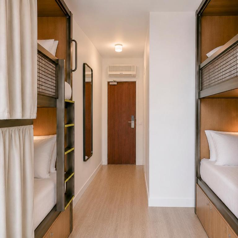 Hôtel Chromatics & Restaurant Hill Club by HappyCulture - Dortoir Mixte de 4 Lits - 1