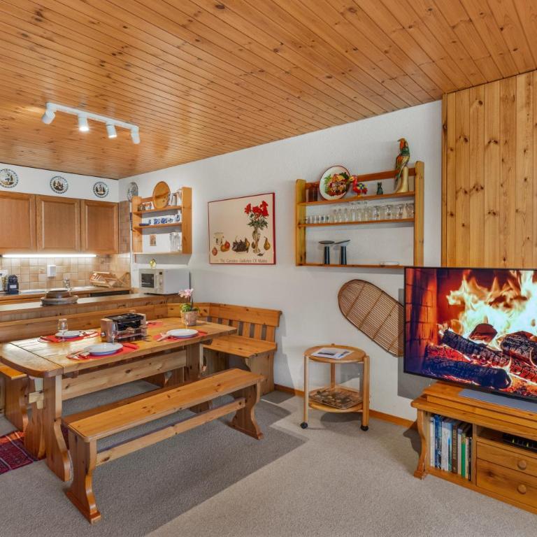 Appartement spacieux, à 2min des remontées mécaniques, grande terrasse - Appartement 1 Chambre - 15