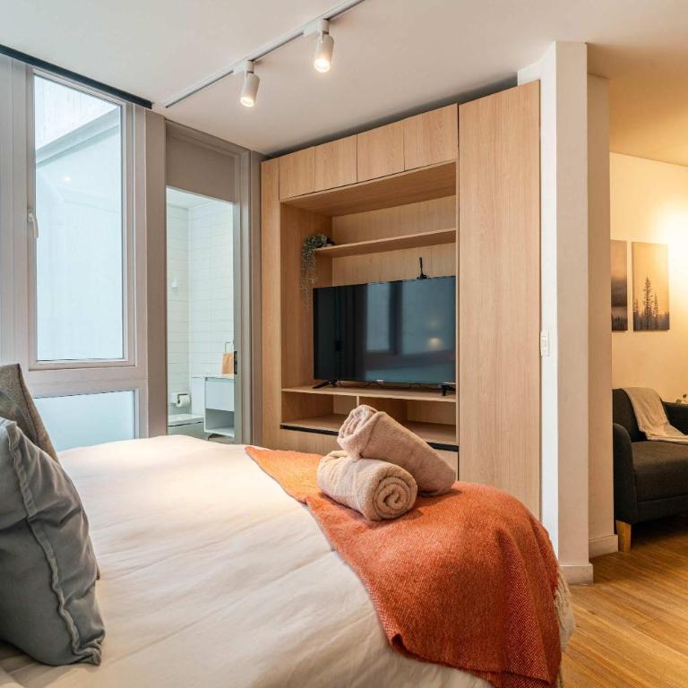 HOM I Wifi 3Px Bohemia Cultura AirAcond Lastarria - Apartamento - 19