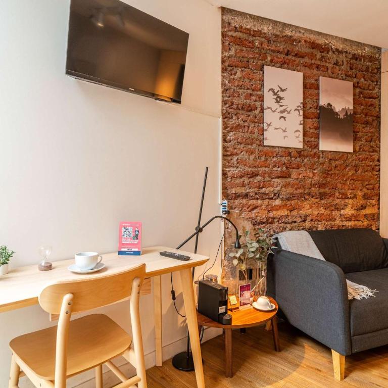 HOM I Vida Urbana AireA Wifi Gastronomia Lastarria - Apartamento - 9
