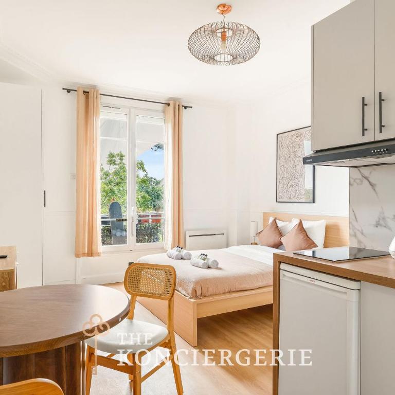Studio contemporain Elegance parisienne 2 personnes - Apartment - 6