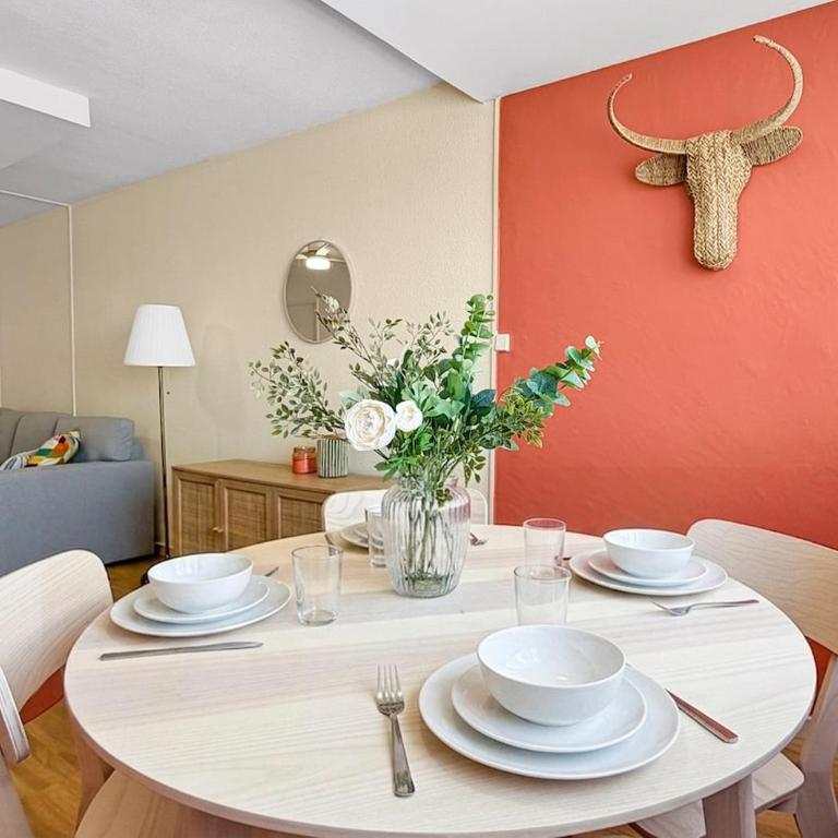 T2 moderne et lumineux - Centre ville avec piscine - Apartamento de 1 dormitorio - 11