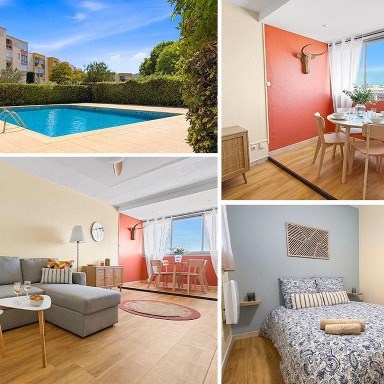 T2 moderne et lumineux - Centre ville avec piscine - Apartamento de 1 dormitorio - 17