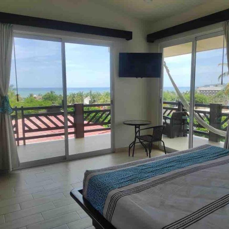 BRISAS JN CARACOL descanso y playa - Habitación Doble Deluxe con balcón y vistas al mar - 43