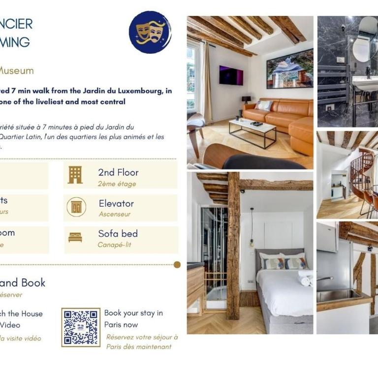 Le Princier - Jardin Luxembourg - By Mon Petit Faré - Apartamento - 2