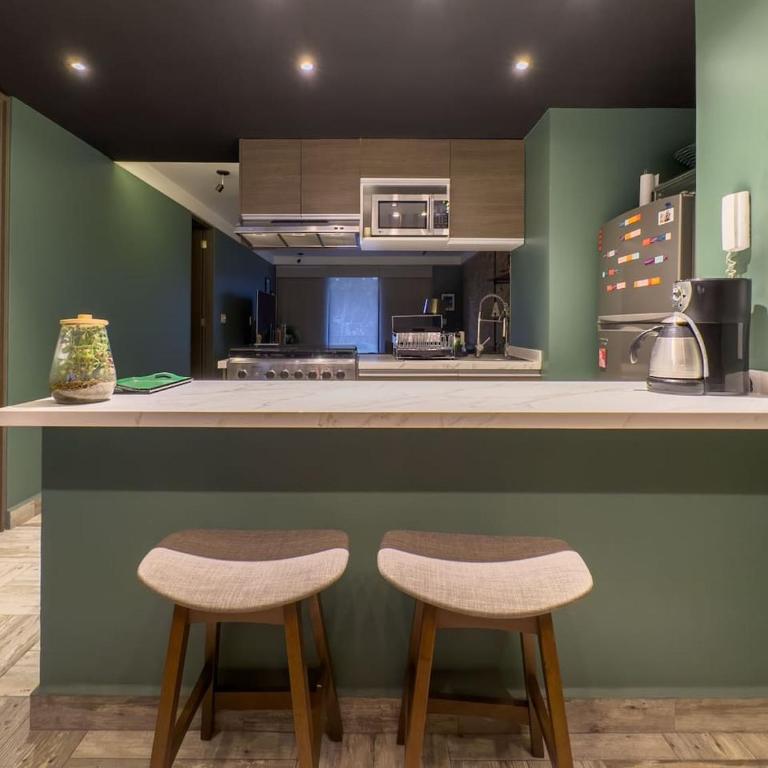 Roma-Condesa · Oficina + monitor · King · Top 5% - Apartment mit 1 Schlafzimmer - 4