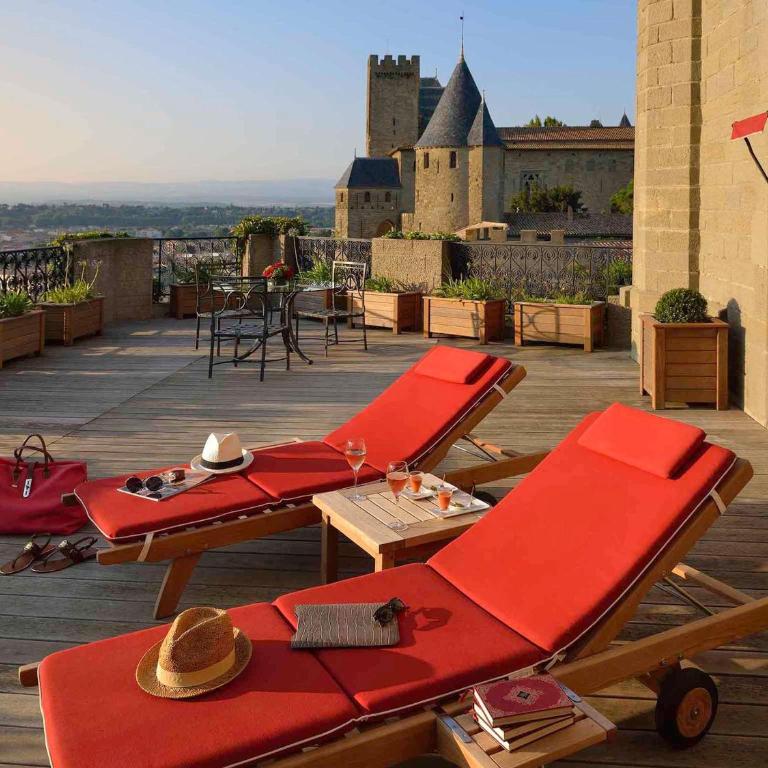 Hotel de la Cité Carcassonne - MGallery Collection - Suite avec 1 Lit Double et Canapé-Lit avec Terrasse - 5