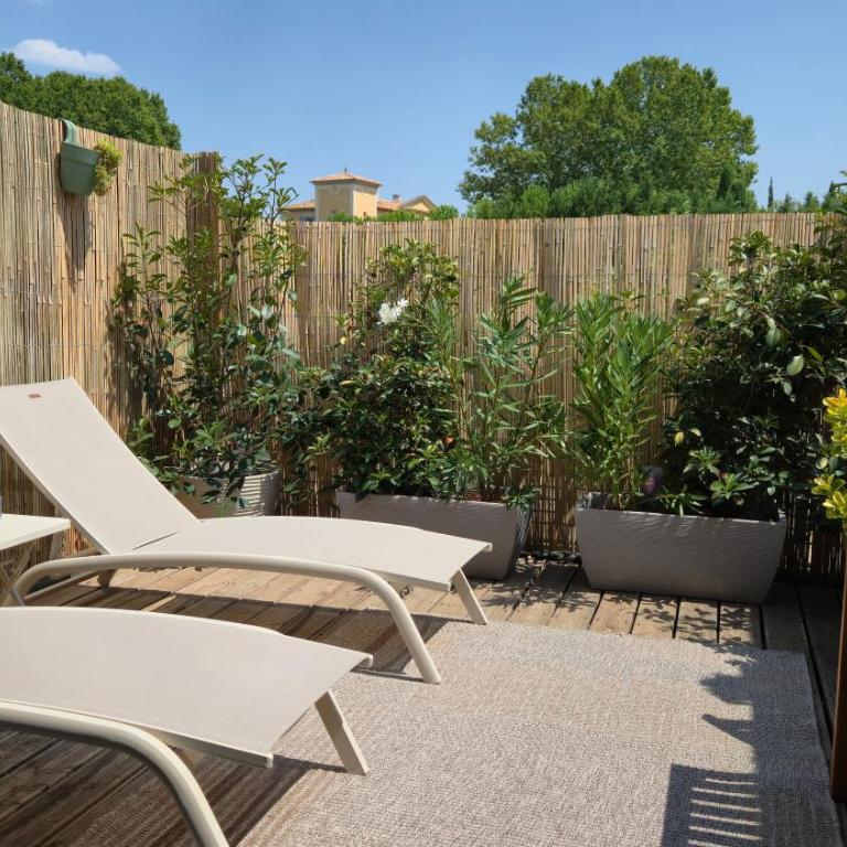 Studio Bleu Aix-en-Provence terrasse, piscine, parking - Apartment mit Terrasse - 5