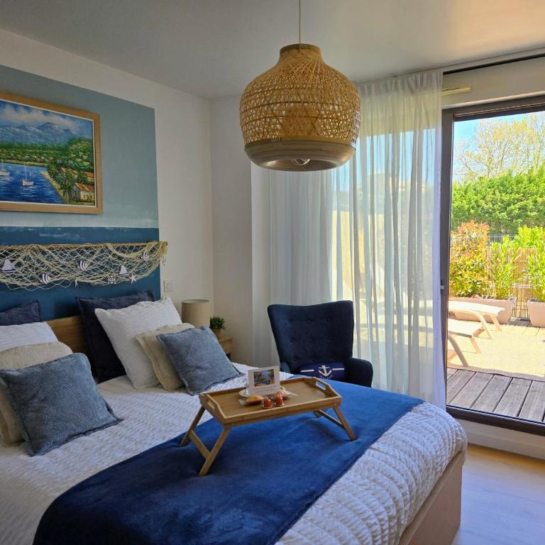 Studio Bleu Aix-en-Provence terrasse, piscine, parking - Apartment mit Terrasse - 1