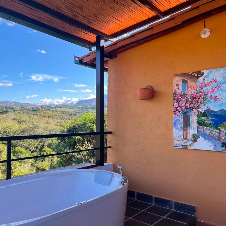 Hotel Casa Del Viento Zapatoca - Double Room with Terrace - 6
